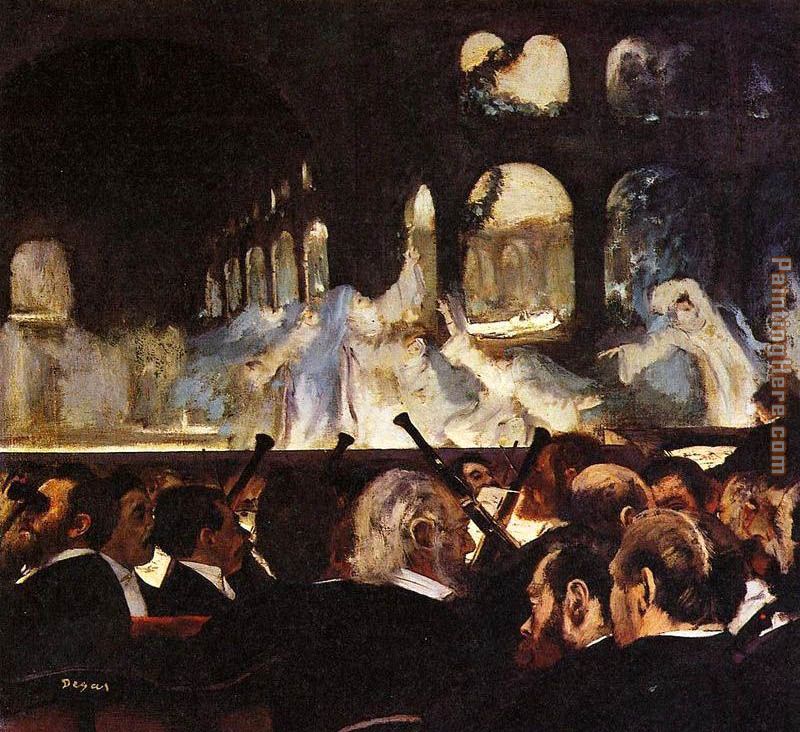 The ballet scene painting - Edgar Degas The ballet scene art painting